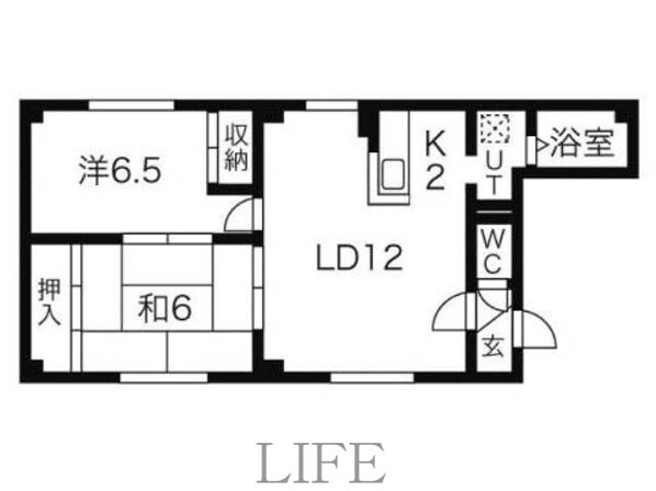 北郷ハウスの物件間取画像